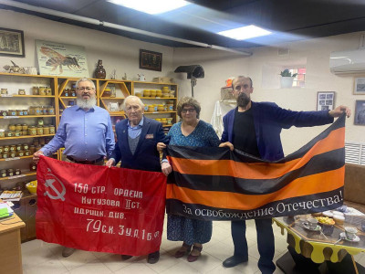 22 июня 2024. Ветеран ВОВ Федор Тимофеевич Бондаренко посетил наш музей мёда и пчеловодства Пчельник